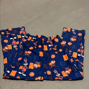 Kids Cartoon Print Pajamas - Blue